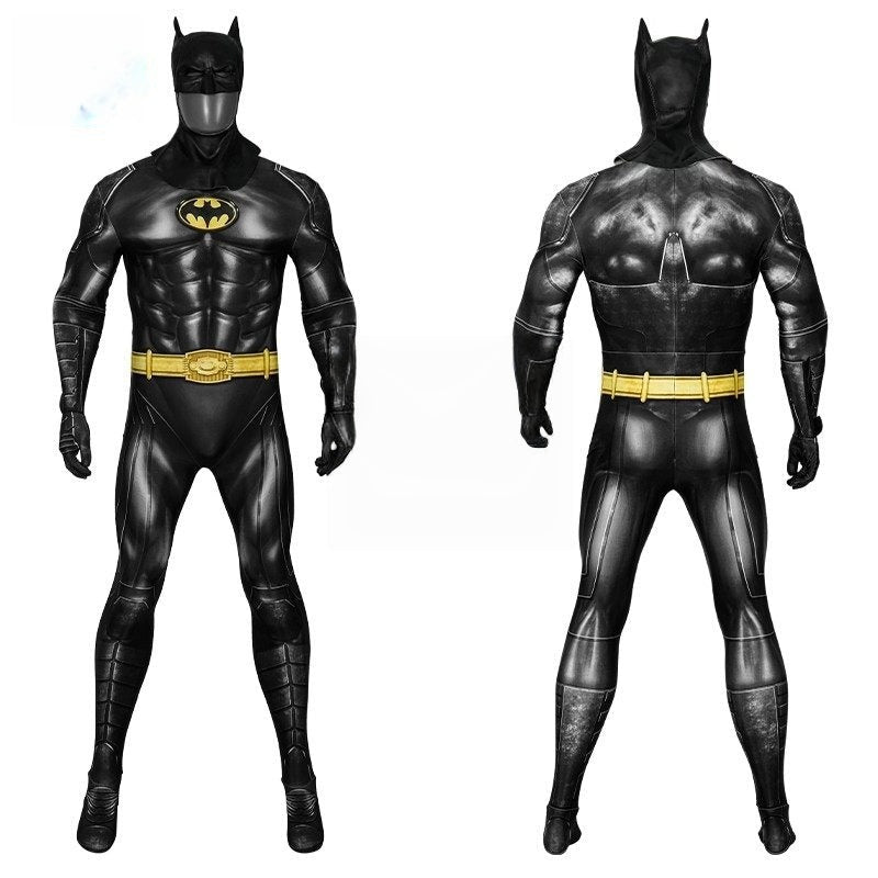 In Stock Movie Version Cosplay: Michael Keaton Batman Bodysuit Costume - Coscosmos