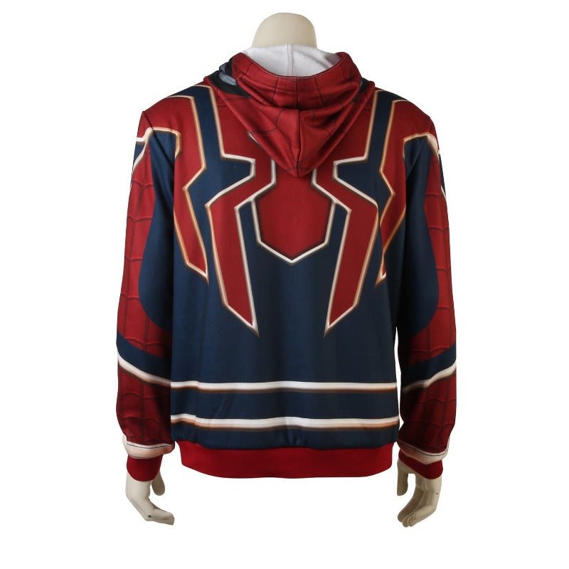 Infinity War Iron Spider Hoodie Sweatshirt Pullover Spiderman Cosplay Costume - Coscosmos