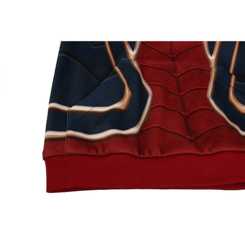 Infinity War Iron Spider Hoodie Sweatshirt Pullover Spiderman Cosplay Costume - Coscosmos