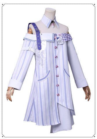 Infinity Warmth Cosplay Costume: Quirky Lolita Maid Nurse Uniform - Coscosmos