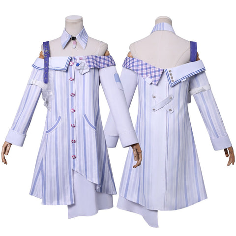 Infinity Warmth Cosplay Costume: Quirky Lolita Maid Nurse Uniform - Coscosmos