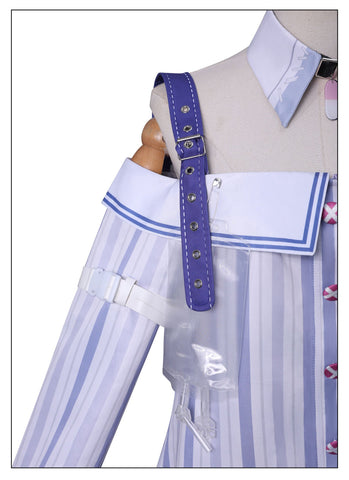 Infinity Warmth Cosplay Costume: Quirky Lolita Maid Nurse Uniform - Coscosmos