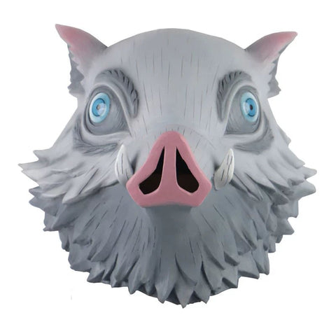 Inosuke Hashibira Boar Mask from Demon Slayer Cosplay Prop - Coscosmos