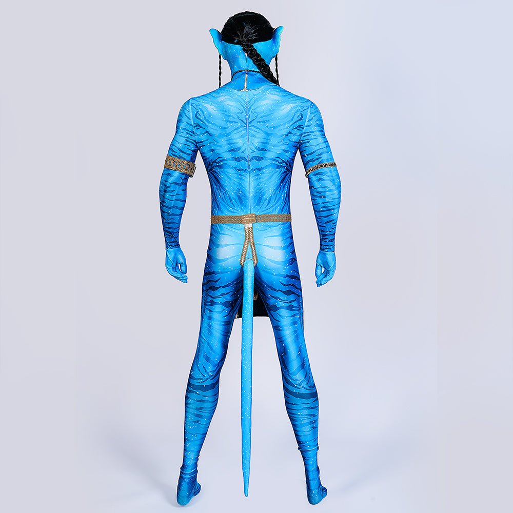 Jake Sully Cosplay Costume - Avatar: The Way of Water Male Warrior Outfit for Halloween & Events - Coscosmos