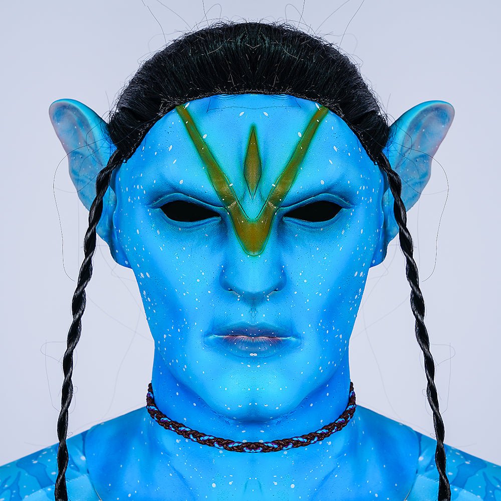 Jake Sully Cosplay Costume - Avatar: The Way of Water Male Warrior Outfit for Halloween & Events - Coscosmos