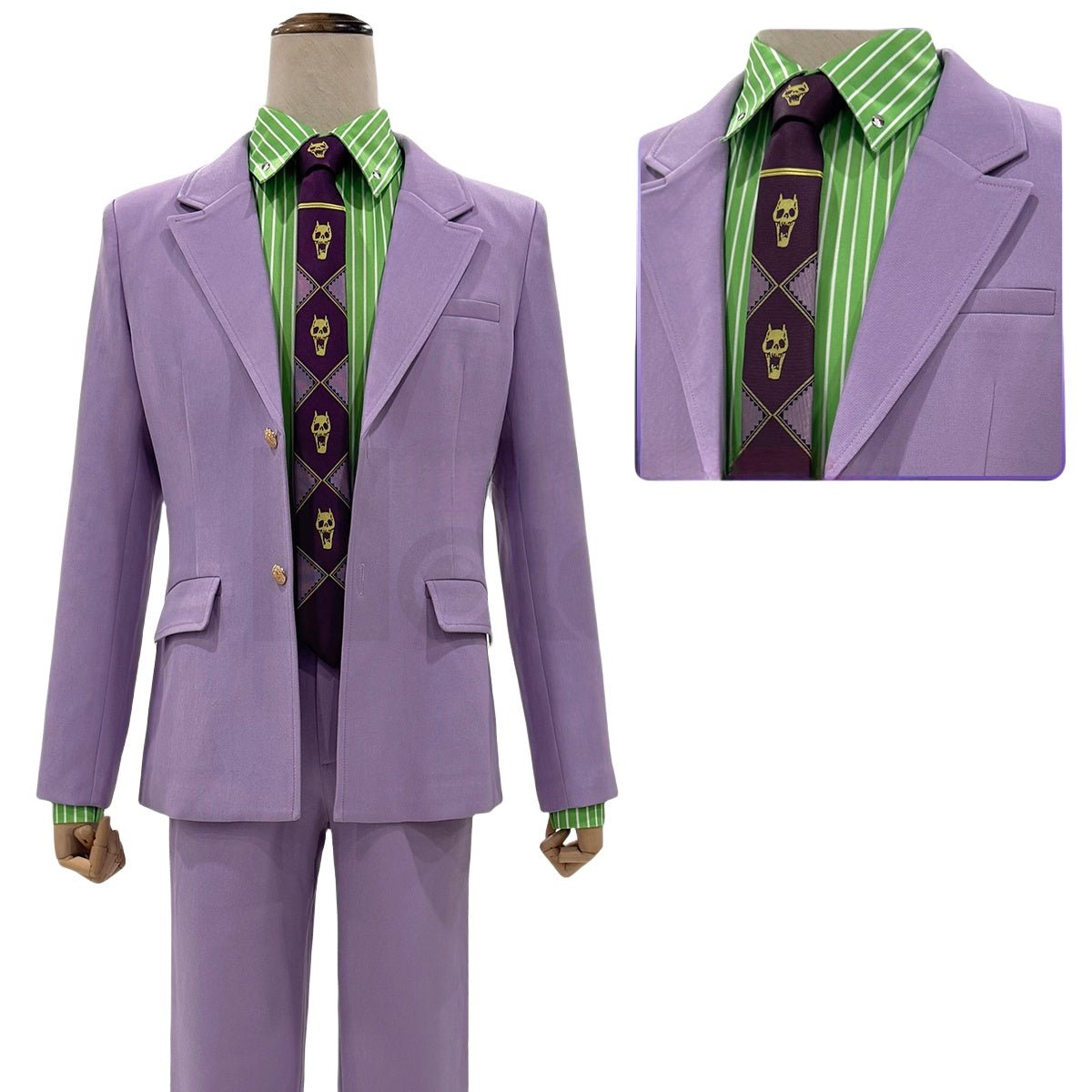 JoJo's Bizarre Adventure: Diamond Is Unbreakable Yoshikage Kira Cosplay Costume - Premium Quality Anime Outfit - Coscosmos