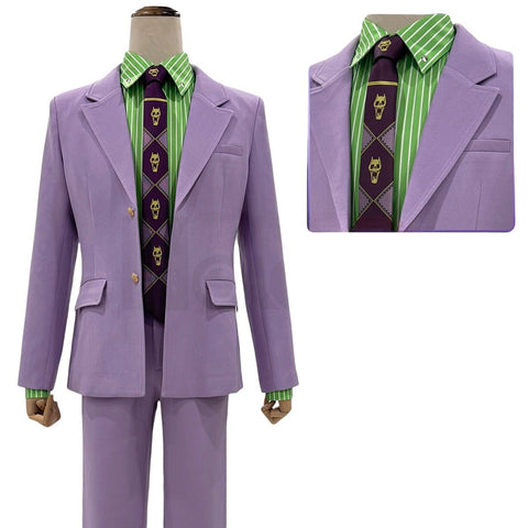 JoJo's Bizarre Adventure: Diamond Is Unbreakable Yoshikage Kira Cosplay Costume - Premium Quality Anime Outfit - Coscosmos
