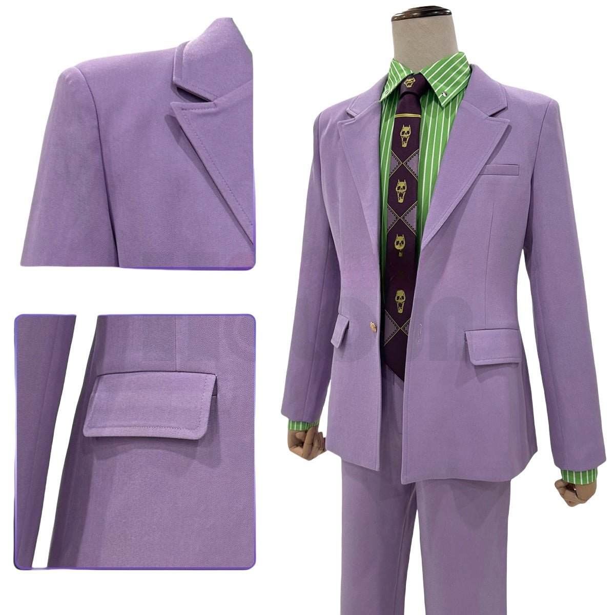 JoJo's Bizarre Adventure: Diamond Is Unbreakable Yoshikage Kira Cosplay Costume - Premium Quality Anime Outfit - Coscosmos
