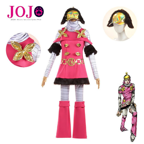 JoJo's Bizarre Adventure Part 7 SBR Cosplay Hot Pants Nun Anime Costume Full Set - Coscosmos