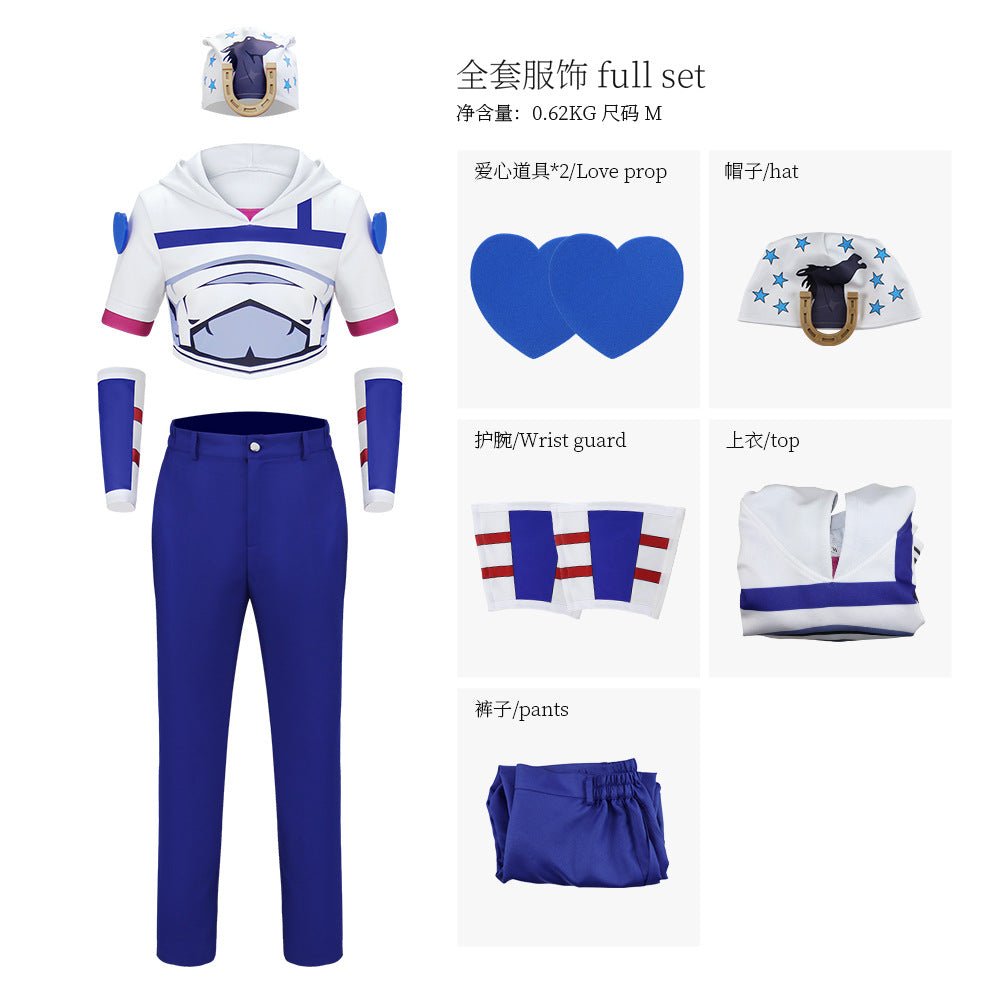 JoJo's Bizarre Adventure Part 7 Steel Ball Run Johnny Joestar Cosplay Costume - Anime, Manga & Game Inspired Full Set - Coscosmos