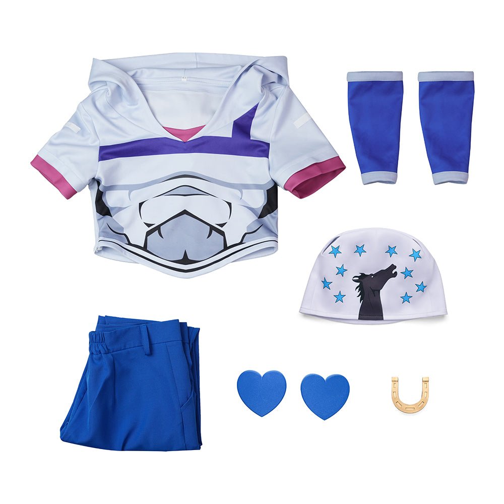 JoJo's Bizarre Adventure Puma Wild Wolf Style - Johnny Joestar Full Outfit Cosplay Costume - Coscosmos