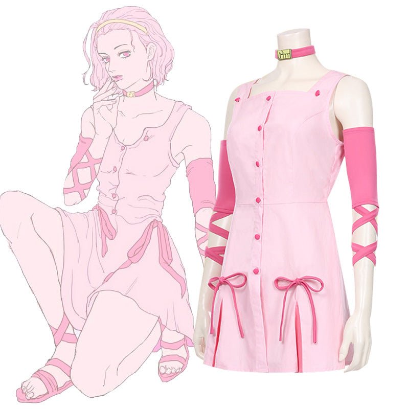 JOJO's Bizarre Adventure Reimi Sugimoto Cosplay Costume Full Set Anime Women's Outfit - Coscosmos