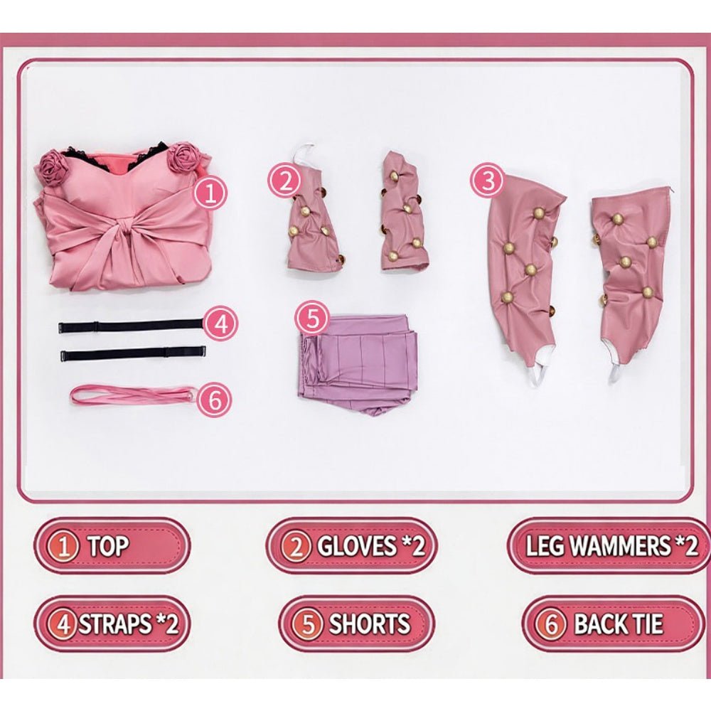 JoJo's Bizarre Adventure Steel Ball Run Lucy Steel Cosplay Costume, Lucy Steel Same Outfit - Coscosmos