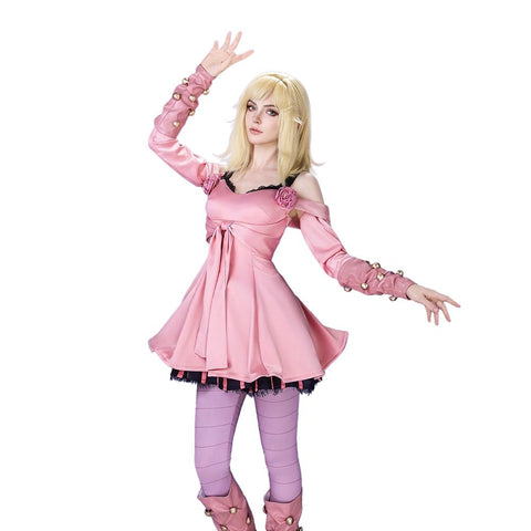 JoJo's Bizarre Adventure Steel Ball Run Lucy Steel Cosplay Costume, Lucy Steel Same Outfit - Coscosmos