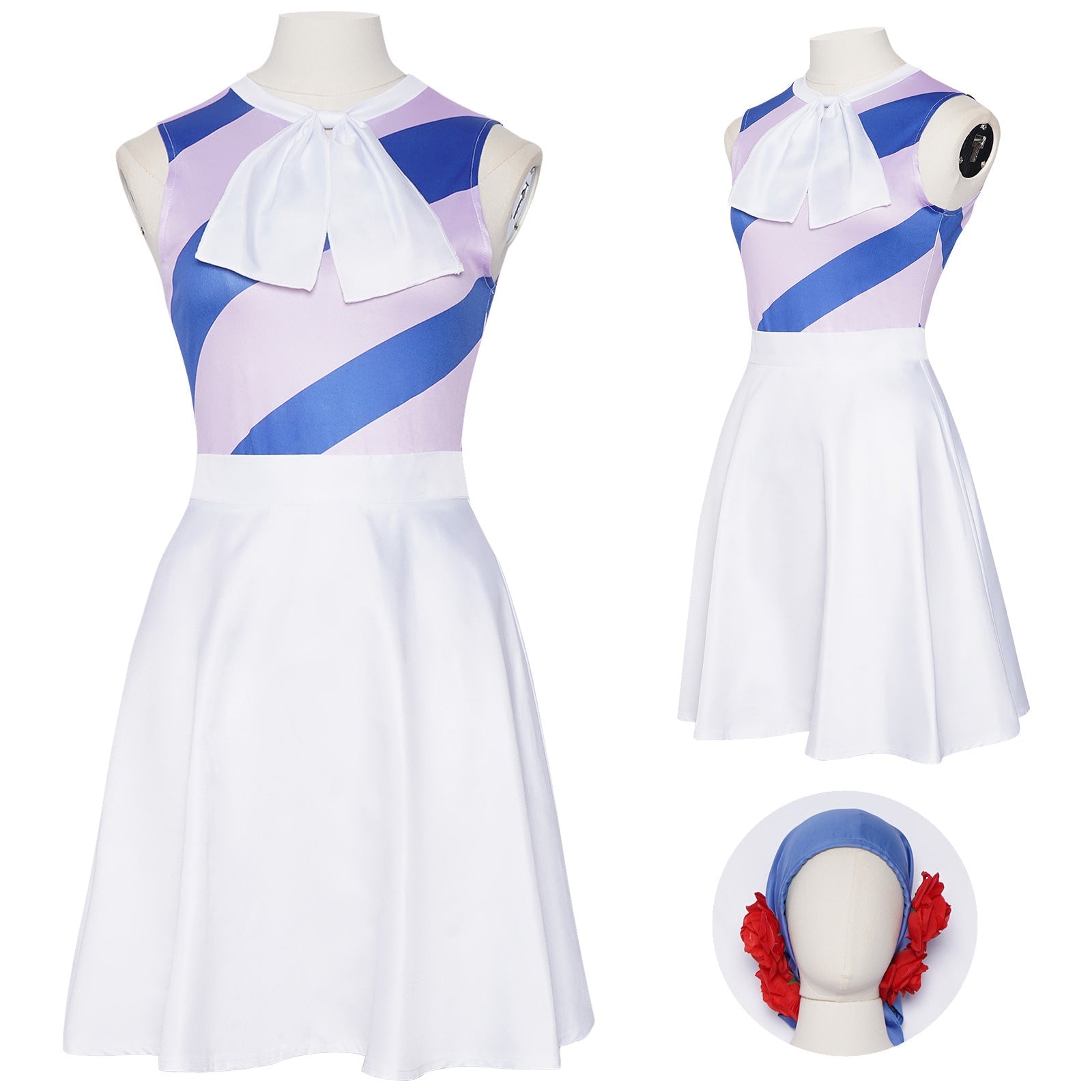 JoJo's Bizarre Adventure Suzie Q Cosplay Costume - Maid Apron Skirt Set Anime Outfit - Coscosmos