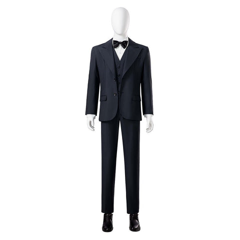Joker 2 Black Suit Cosplay Costume - Premium Movie Replica - Coscosmos
