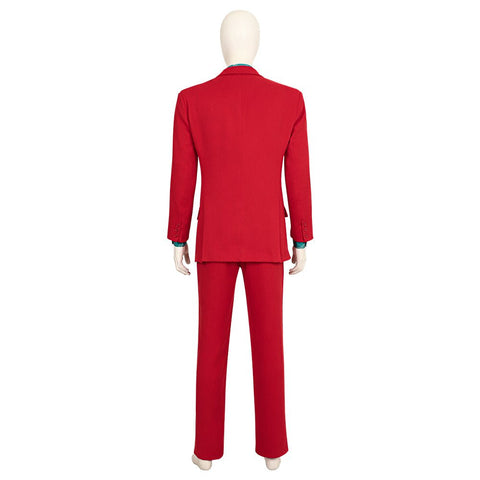 Joker 2: Folie à Deux Red Suit Cosplay Costume - Premium Quality Movie Replica - Coscosmos