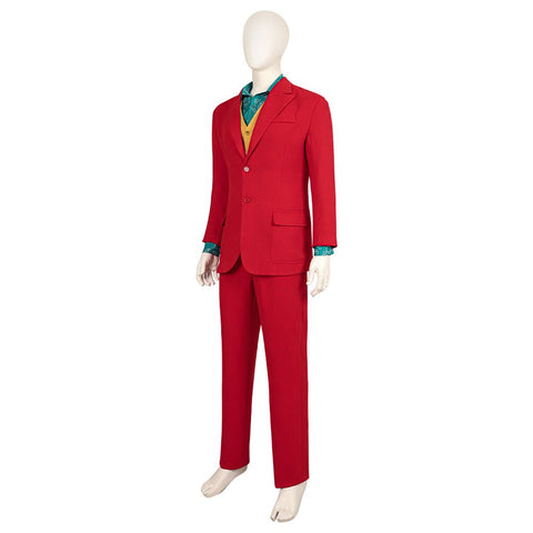 Joker 2: Folie à Deux Red Suit Cosplay Costume - Premium Quality Movie Replica - Coscosmos