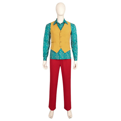 Joker 2: Folie à Deux Red Suit Cosplay Costume - Premium Quality Movie Replica - Coscosmos