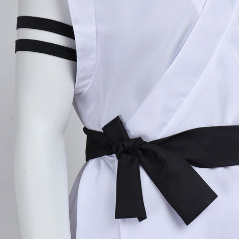 Jujutsu Kaisen Ryomen Sukuna White Kung Fu Suit Cosplay Costume Full Set - Coscosmos