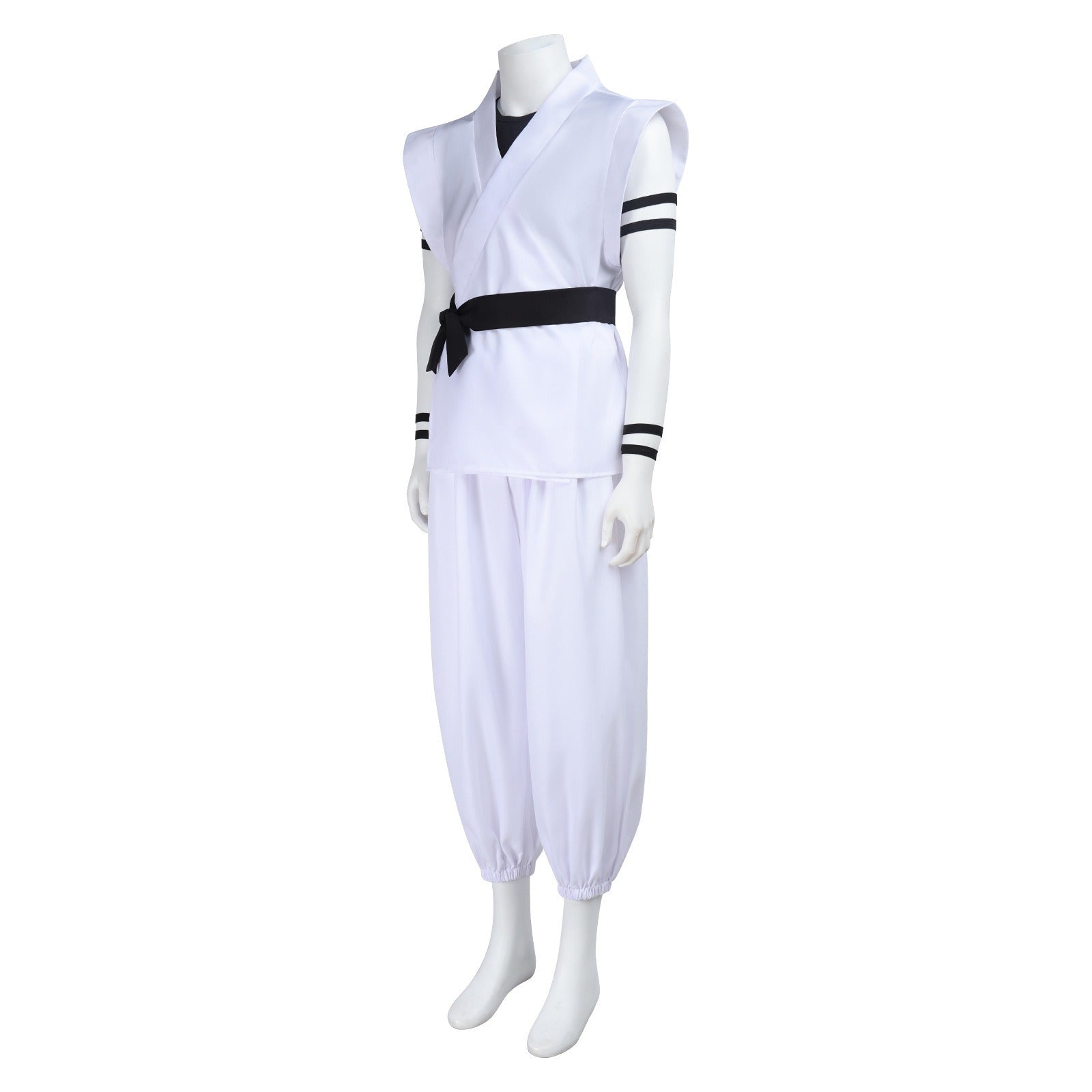Jujutsu Kaisen Ryomen Sukuna White Kung Fu Suit Cosplay Costume Full Set - Coscosmos