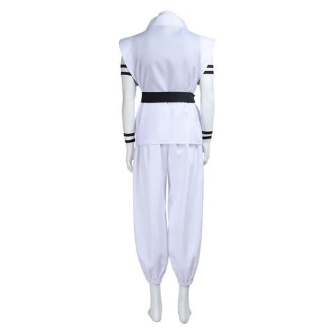 Jujutsu Kaisen Ryomen Sukuna White Kung Fu Suit Cosplay Costume Full Set - Coscosmos