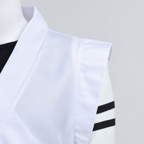 Jujutsu Kaisen Ryomen Sukuna White Kung Fu Suit Cosplay Costume Full Set - Coscosmos
