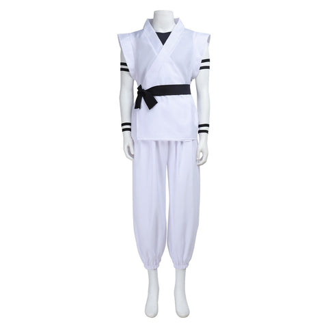 Jujutsu Kaisen Ryomen Sukuna White Kung Fu Suit Cosplay Costume Full Set - Coscosmos
