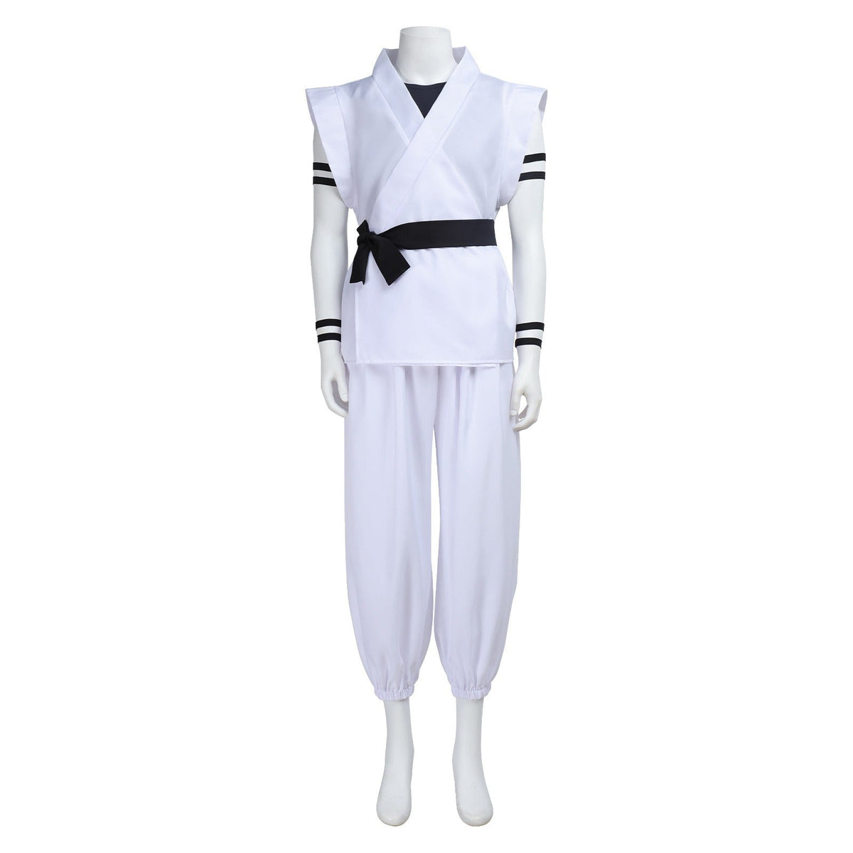 Jujutsu Kaisen Ryomen Sukuna White Kung Fu Suit Cosplay Costume Full Set - Coscosmos