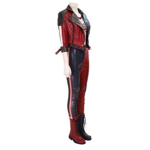 Justice League Suicide Squad Harley Quinn Cosplay Costume - Premium Quality Movie Outfit - Coscosmos