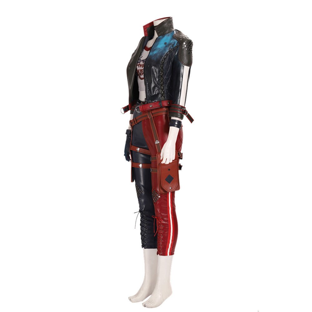 Justice League Suicide Squad Harley Quinn Cosplay Costume - Premium Quality Movie Outfit - Coscosmos