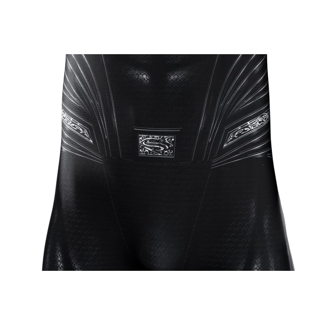 Justice League Superman Black Suit Full Set Cosplay Costume - Coscosmos