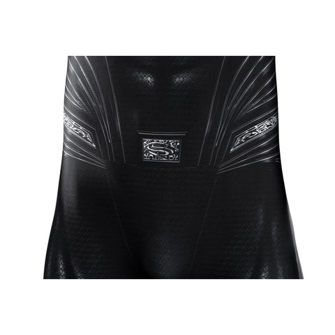 Justice League Superman Black Suit Full Set Cosplay Costume - Coscosmos