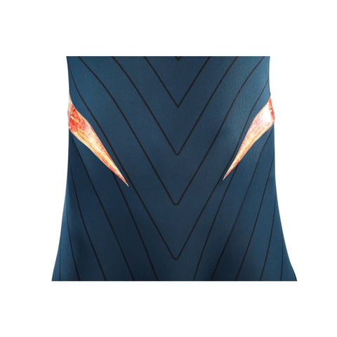 Justice League Superman Black Suit Full Set Cosplay Costume - Coscosmos