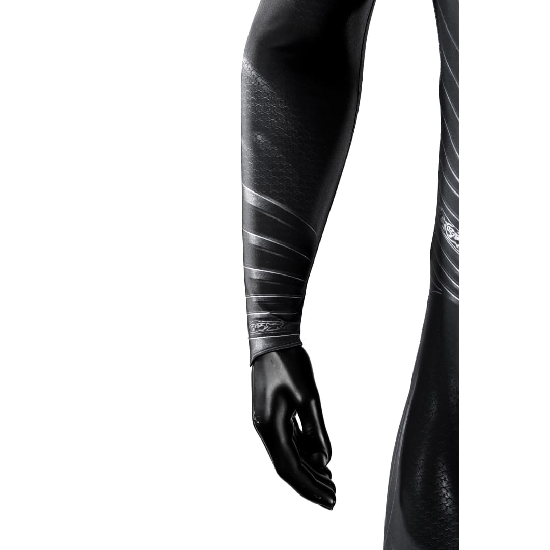 Justice League Superman Black Suit Full Set Cosplay Costume - Coscosmos