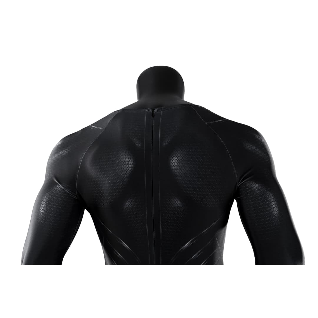 Justice League Superman Black Suit Full Set Cosplay Costume - Coscosmos
