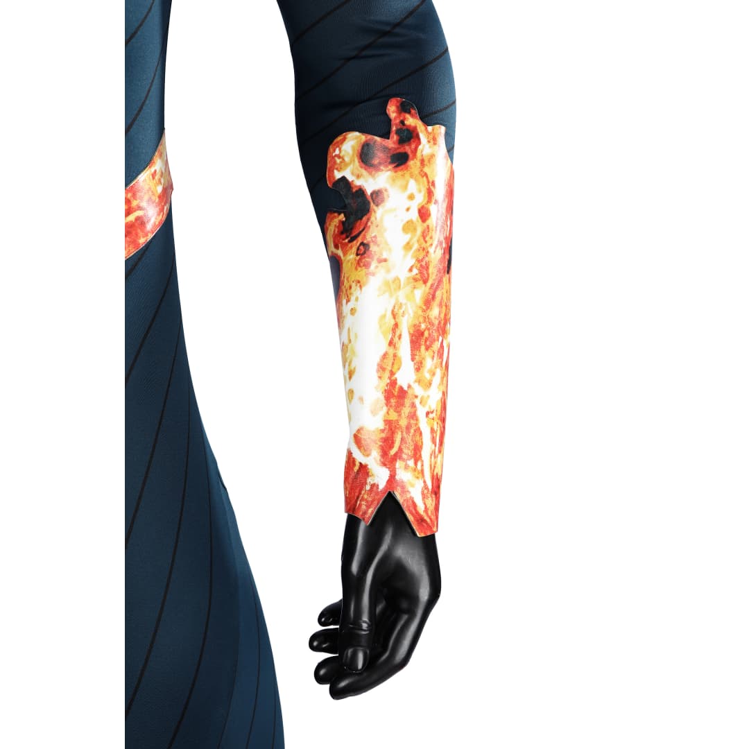 Justice League Superman Black Suit Full Set Cosplay Costume - Coscosmos