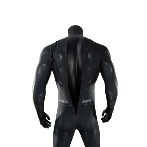 Justice League Superman Black Suit Full Set Cosplay Costume - Coscosmos