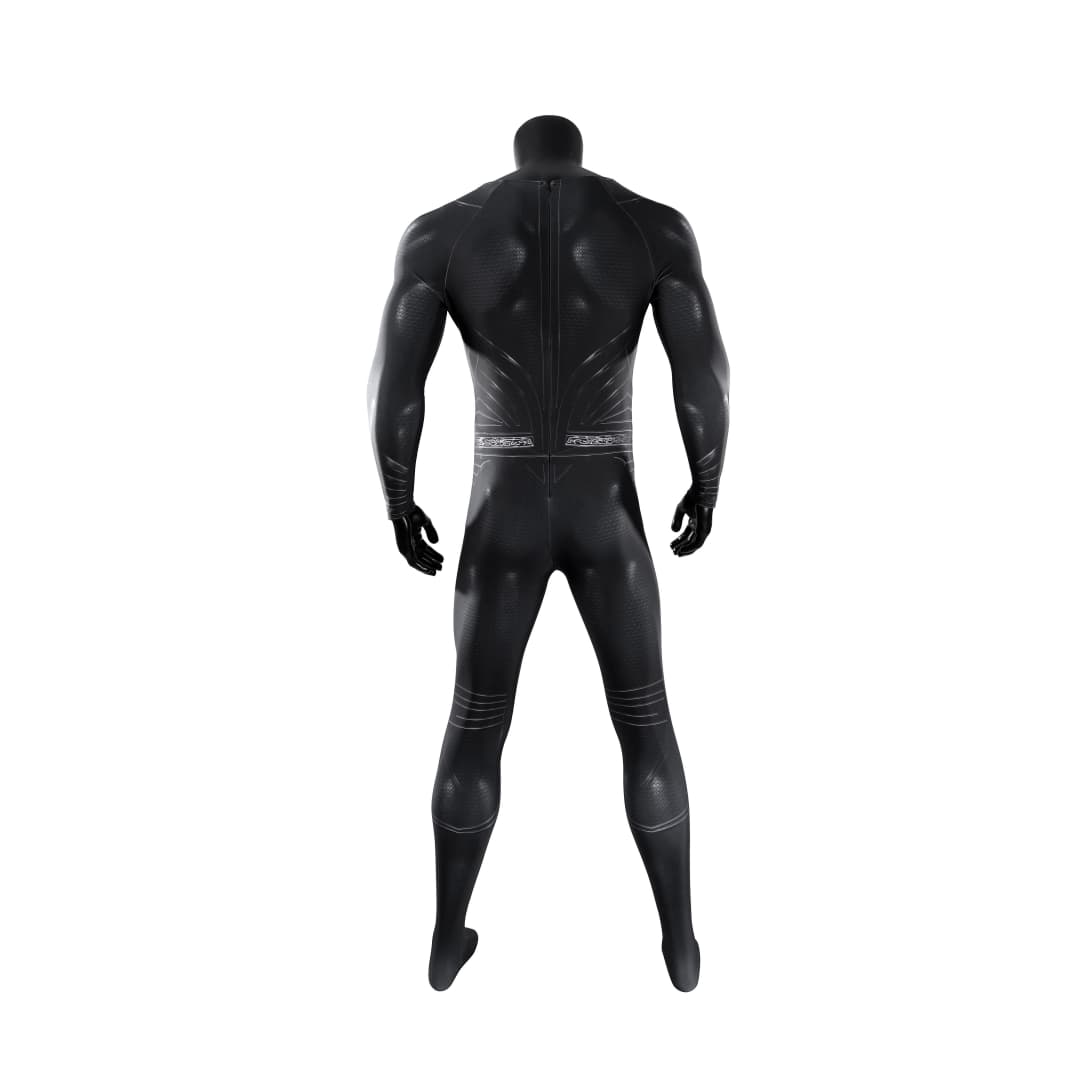 Justice League Superman Black Suit Full Set Cosplay Costume - Coscosmos