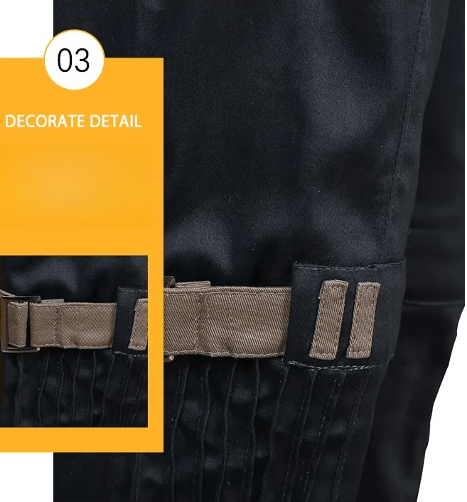 Jyn Erso Rogue One Cosplay Costume Full Set for Women, Star Wars Anthology Imperial Disguise Outfit - Coscosmos