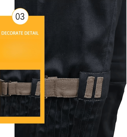 Jyn Erso Rogue One Cosplay Costume Full Set for Women, Star Wars Anthology Imperial Disguise Outfit - Coscosmos