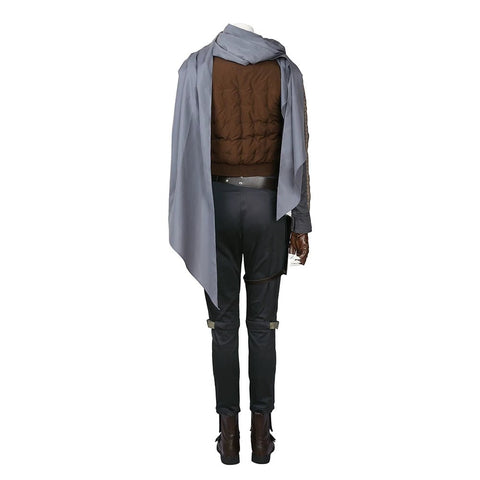 Jyn Erso Rogue One Cosplay Costume Full Set for Women, Star Wars Anthology Imperial Disguise Outfit - Coscosmos