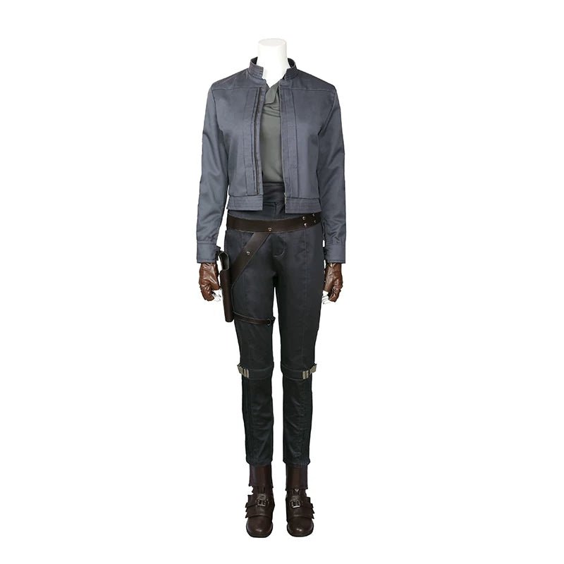 Jyn Erso Rogue One Cosplay Costume Full Set for Women, Star Wars Anthology Imperial Disguise Outfit - Coscosmos