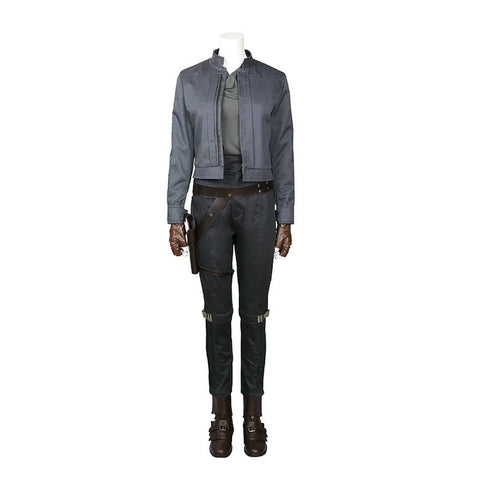 Jyn Erso Rogue One Cosplay Costume Full Set for Women, Star Wars Anthology Imperial Disguise Outfit - Coscosmos