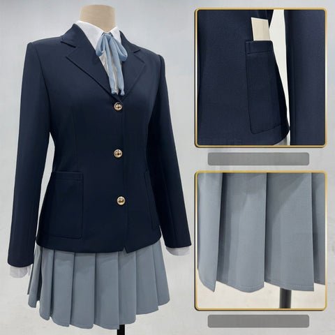 K - On! Cosplay Costumes - Tainaka Ritsu, Akiyama Mio, Hirasawa Yui Outfits - Coscosmos