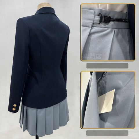 K - On! Cosplay Costumes - Tainaka Ritsu, Akiyama Mio, Hirasawa Yui Outfits - Coscosmos