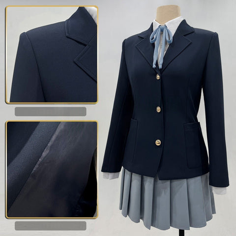 K - On! Cosplay Costumes - Tainaka Ritsu, Akiyama Mio, Hirasawa Yui Outfits - Coscosmos