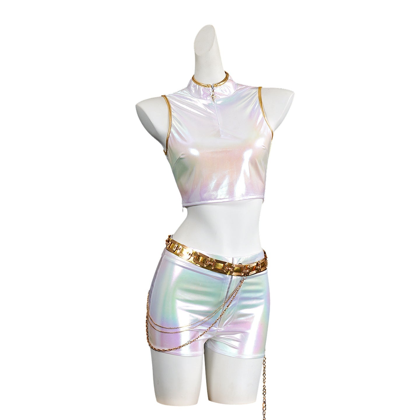 K - Pop Demon Hunter Squad Lumi Adult , Kids Cosplay Costume Adult Kids for Stage Performance - Coscosmos