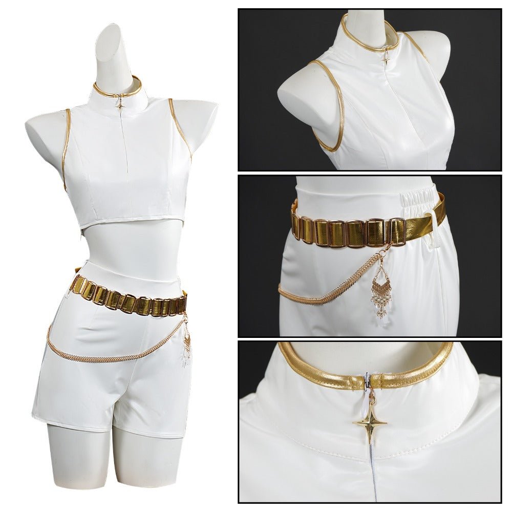 K - Pop Demon Hunter Squad Lumi Adult , Kids Cosplay Costume Adult Kids for Stage Performance - Coscosmos