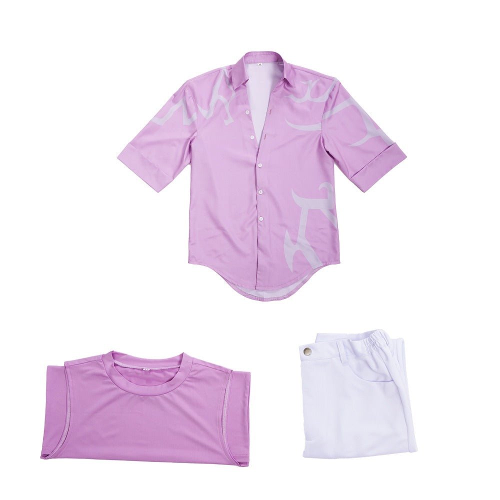 K - Pop Saga Idol Group Mr. Qin Yu, Baby, Purple, Green, Blue, Pink Cosplay Costume Stage Performance Outfit - Coscosmos